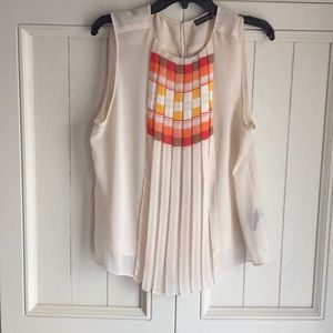 Cream and Aztec top